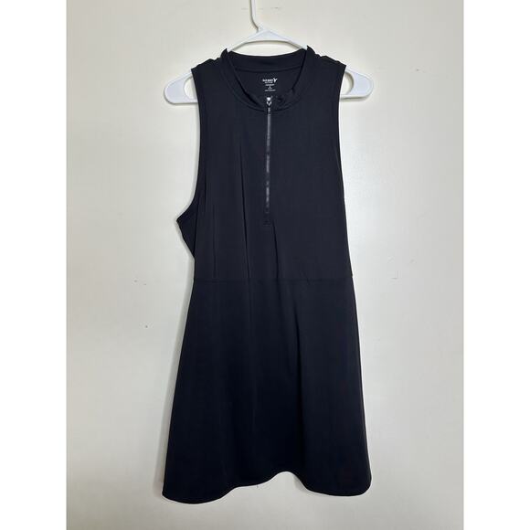 Old Navy Size XL Black Sports Dress Powersoft Go Dry Front Zip Tennis Paddle - Picture 1 of 9